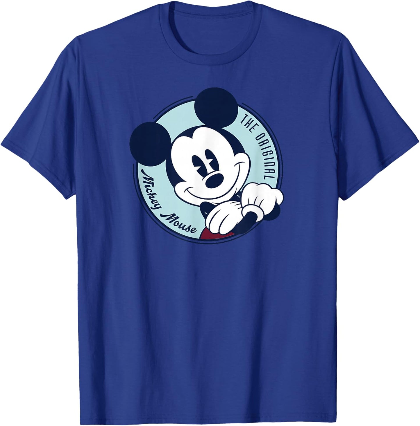 Disney The Original Mickey Mouse Retro Vintage Small T-Shirt - T-Shirt | Royal