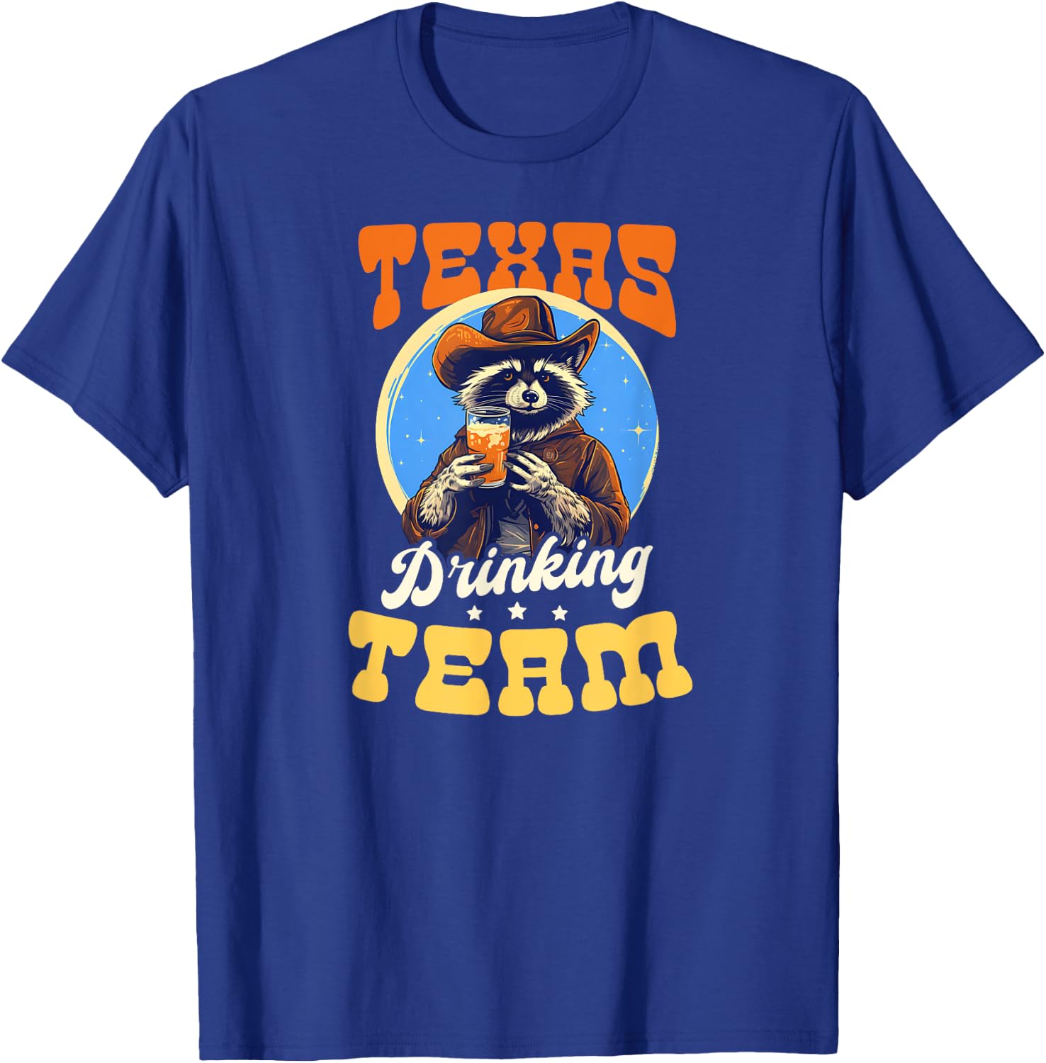Texas Drinking Team Design Texas Lover T-Shirt - T-Shirt | Royal
