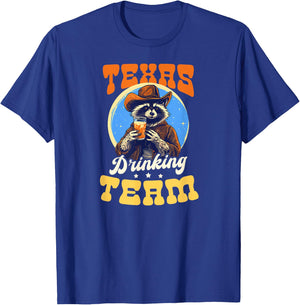 Texas Drinking Team Design Texas Lover T-Shirt - T-Shirt | Royal
