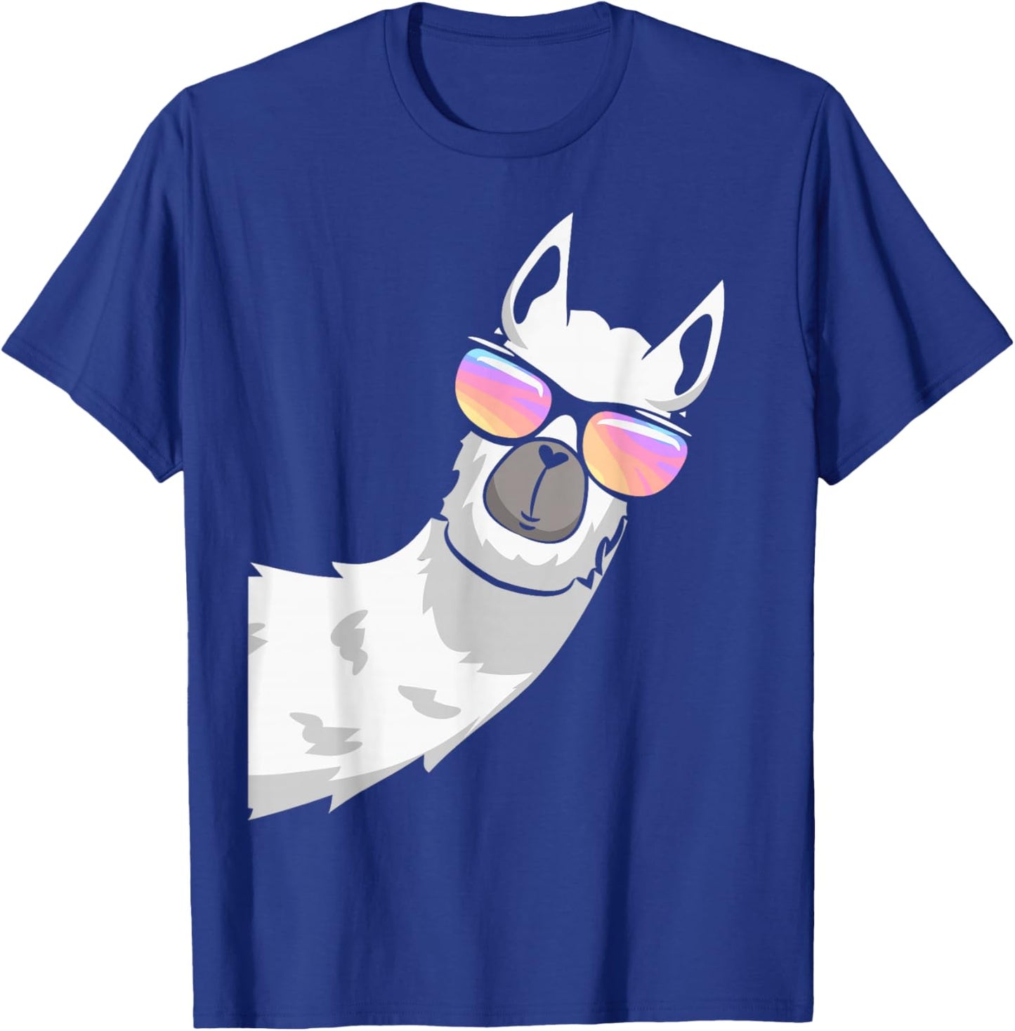 Llama With Sunglasses Kids Boys Toddler Novelty T-Shirt - T-Shirt | Royal