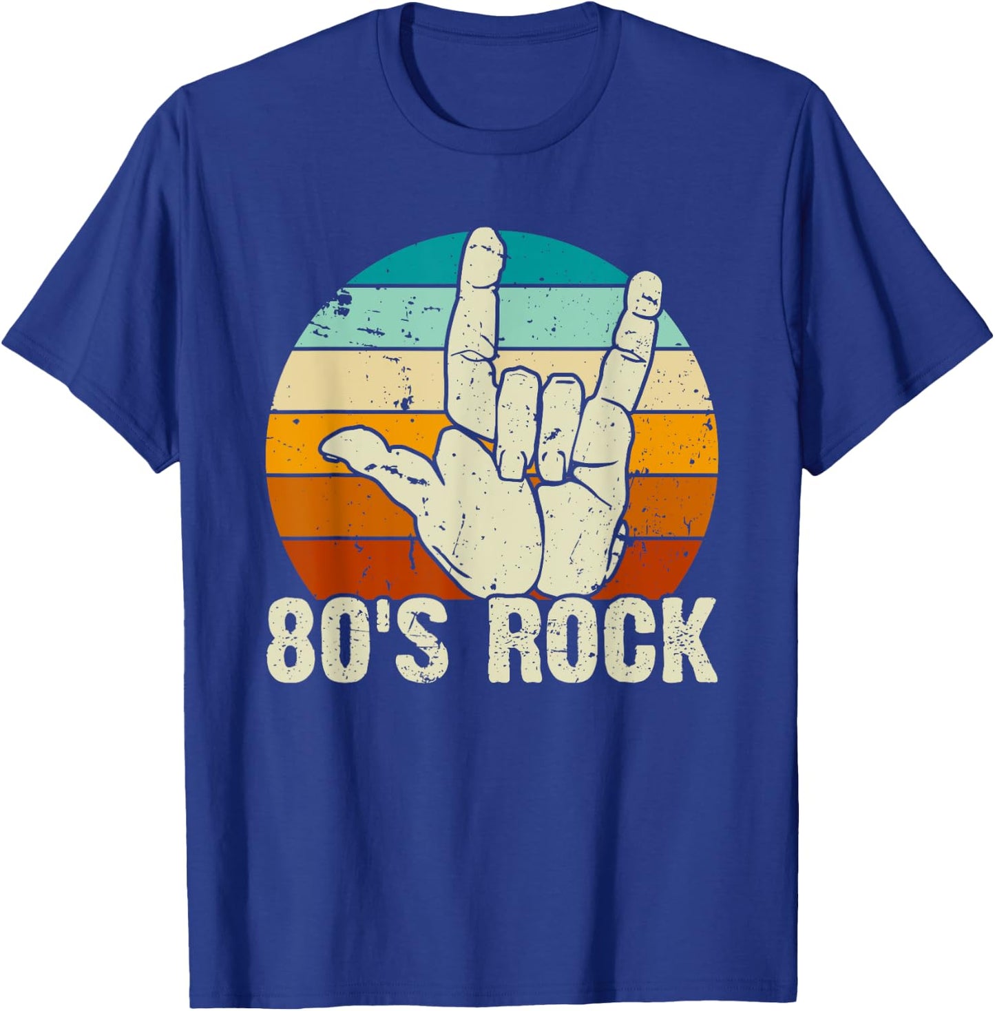 Vintage Retro 80's Rock Band T-Shirt - T-Shirt | Royal