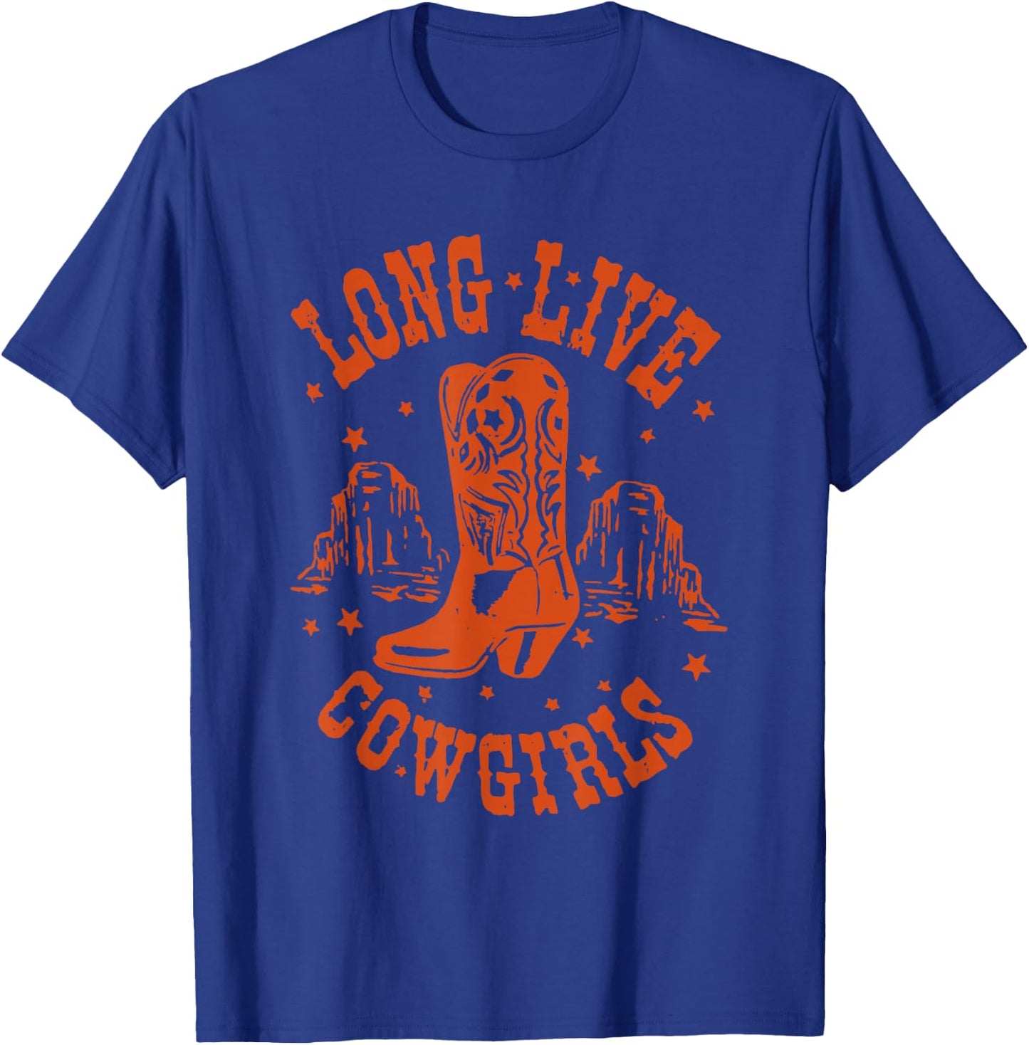 Long Live Howdy Rodeo Western Country Southern Cowgirls T-Shirt - T-Shirt | Royal