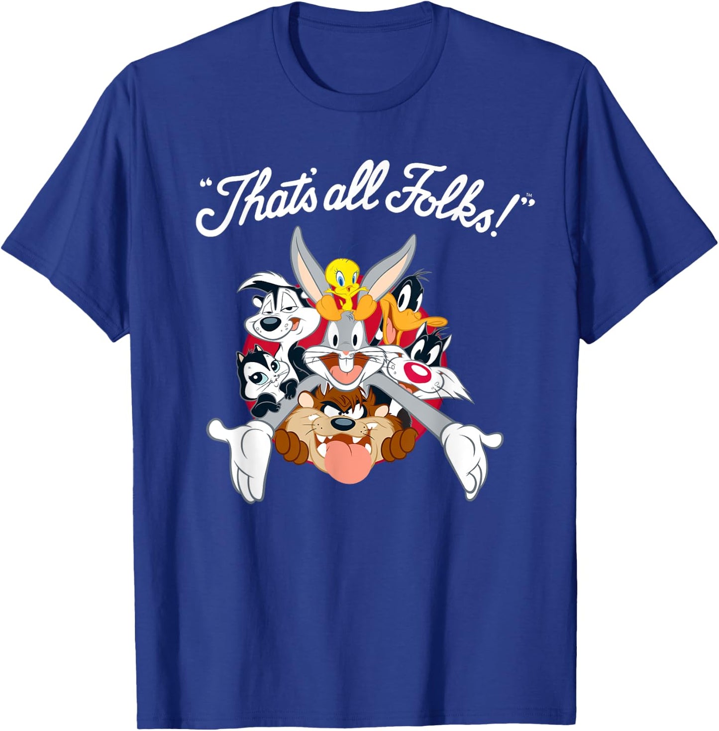 All Stars That's All Folks T-Shirt - T-Shirt | Royal