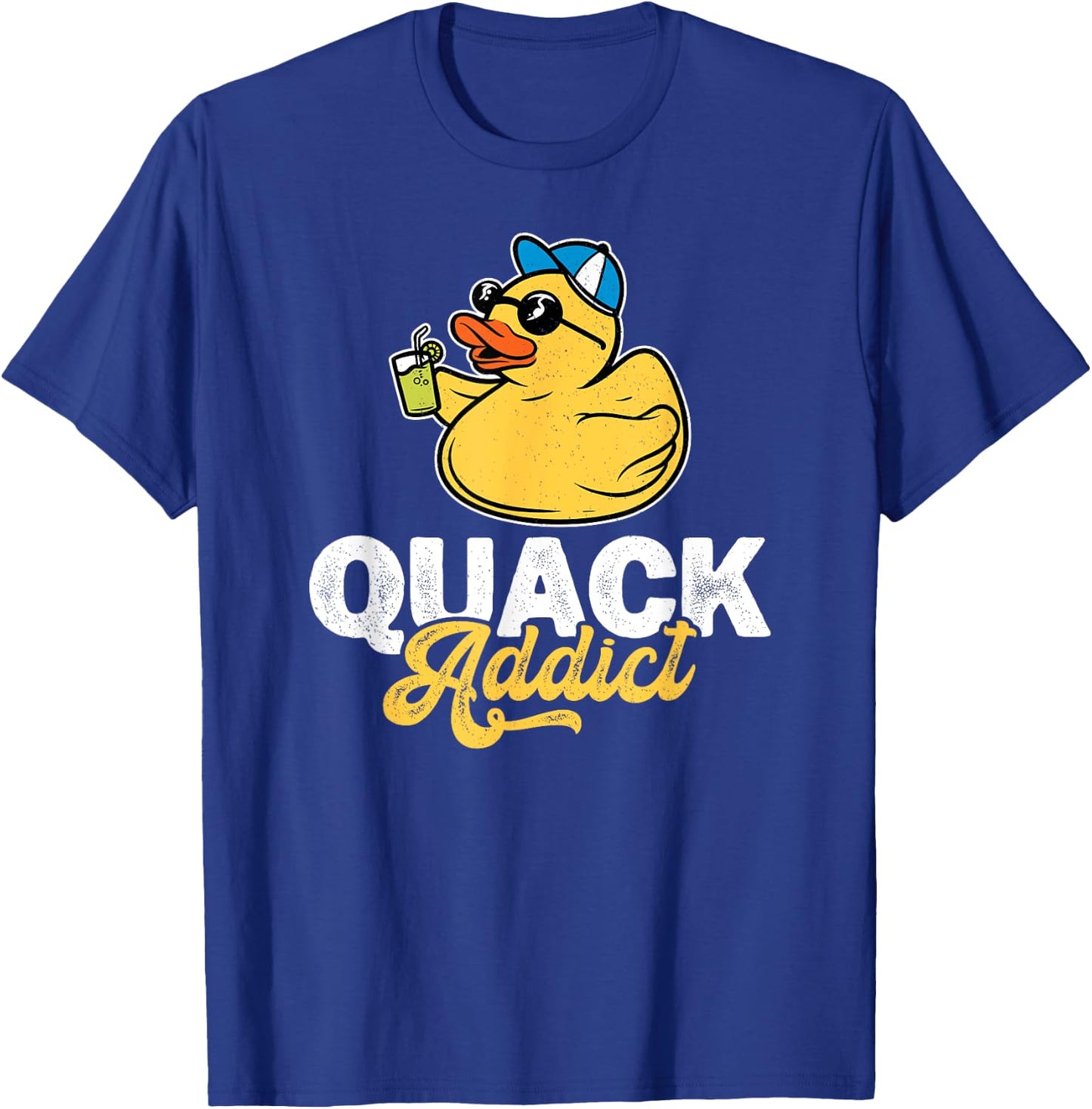 Quack Addict Funny Duck Lover Duck Owner T-Shirt - T-Shirt | Royal