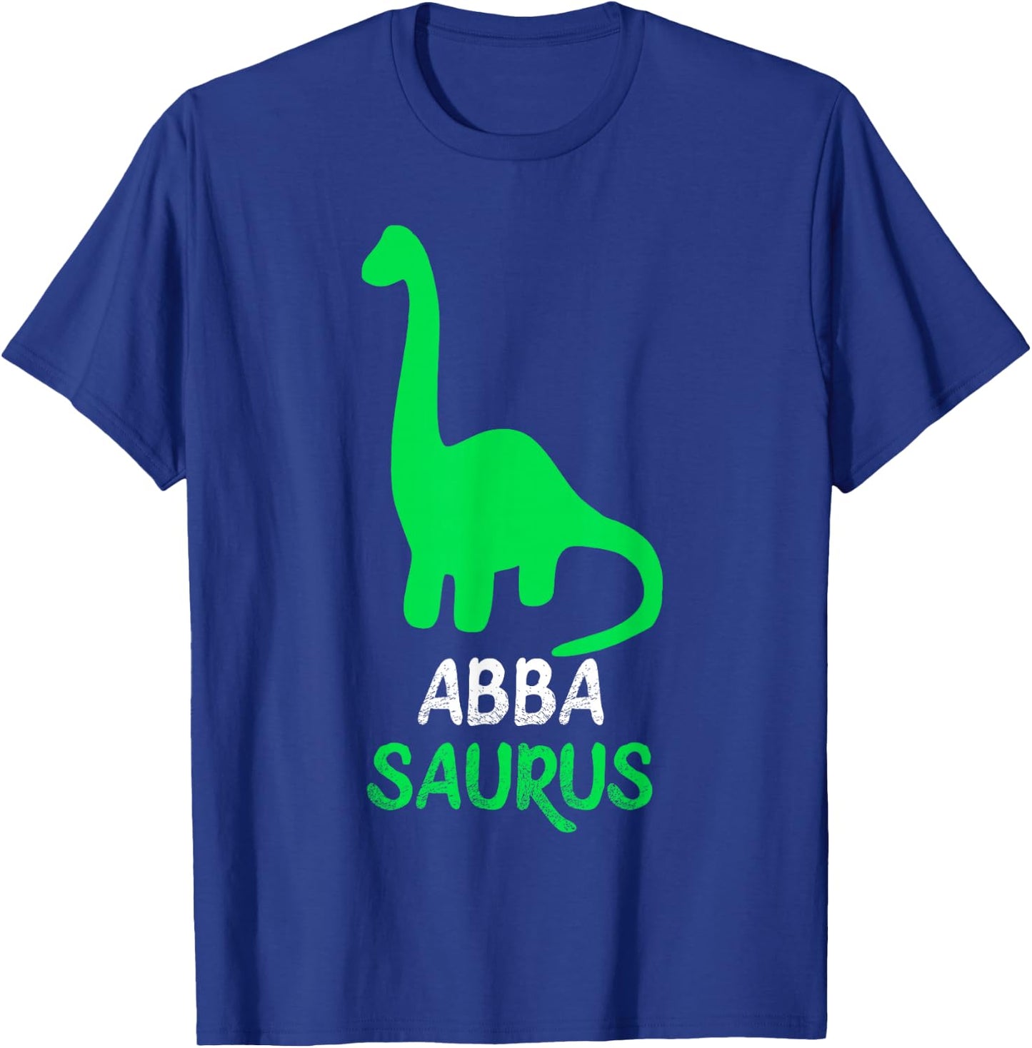 Abba-Saurus Funny Dino Dinosaur AbbaSaurus T-Shirt - T-Shirt | Royal