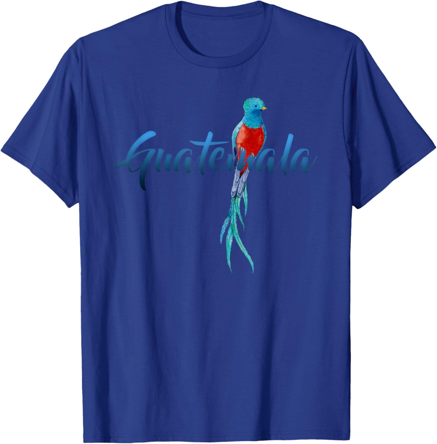 Guatemala Quetzal Parrot Guatemalan Birdwatcher T-Shirt - T-Shirt | Royal