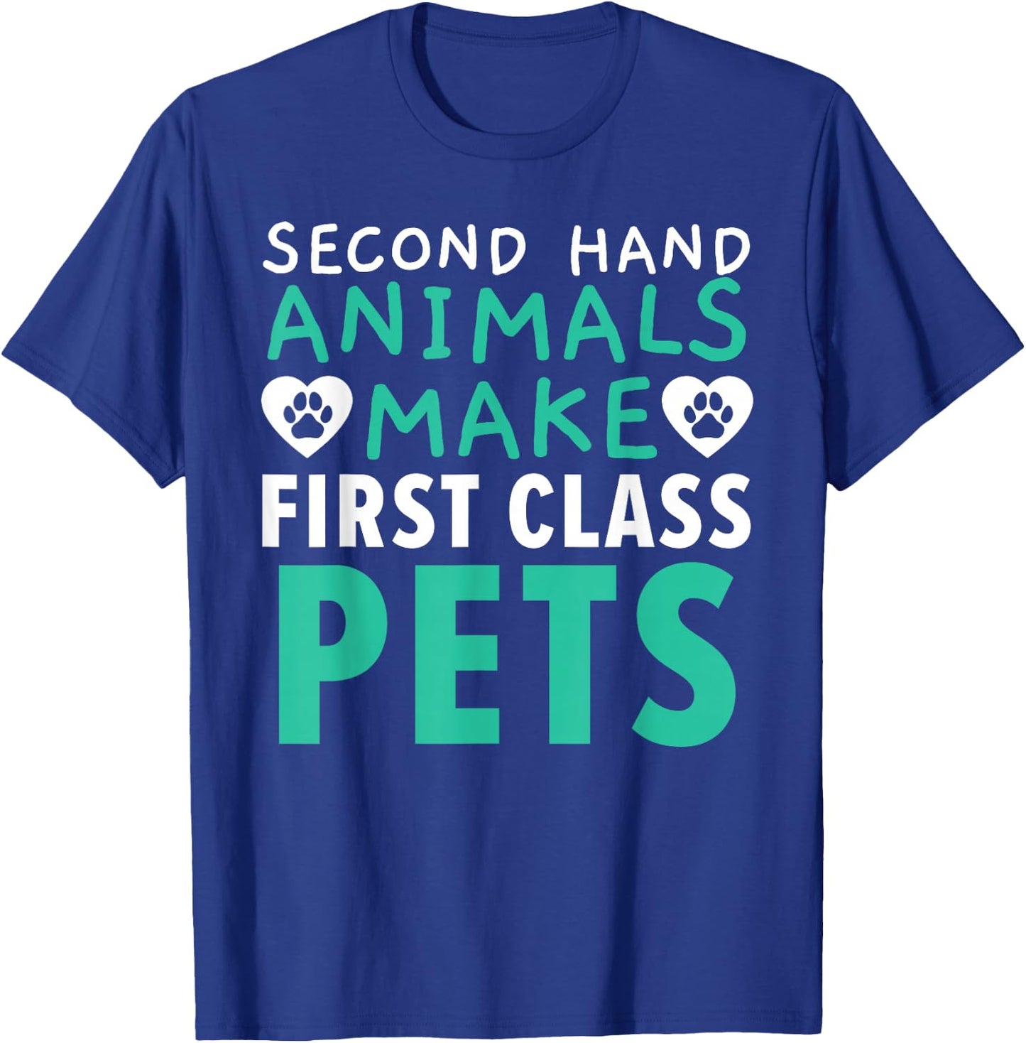 Animal Foster Animal Shelter Pet Adoption Animal Rescue T-Shirt - T-Shirt | Royal