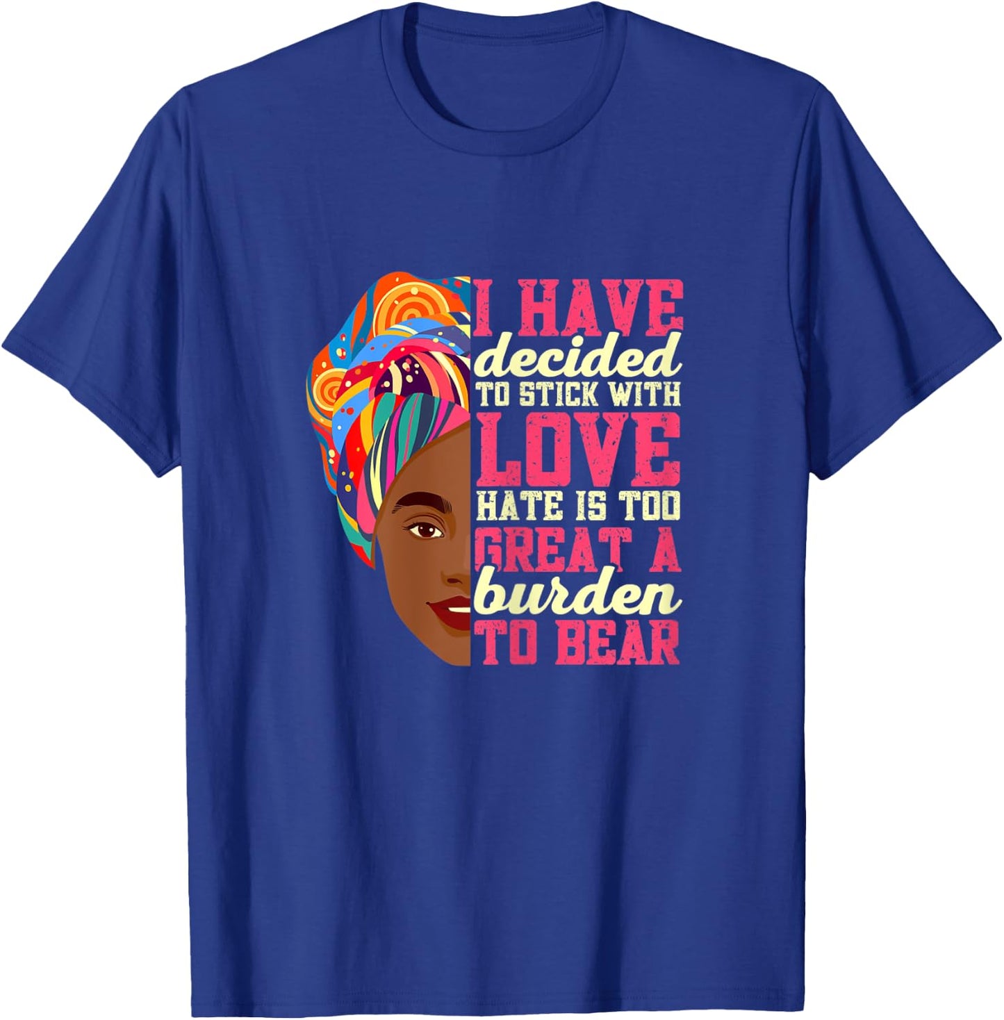 Black History Month Martin Luther King Day T-Shirt - T-Shirt | Royal