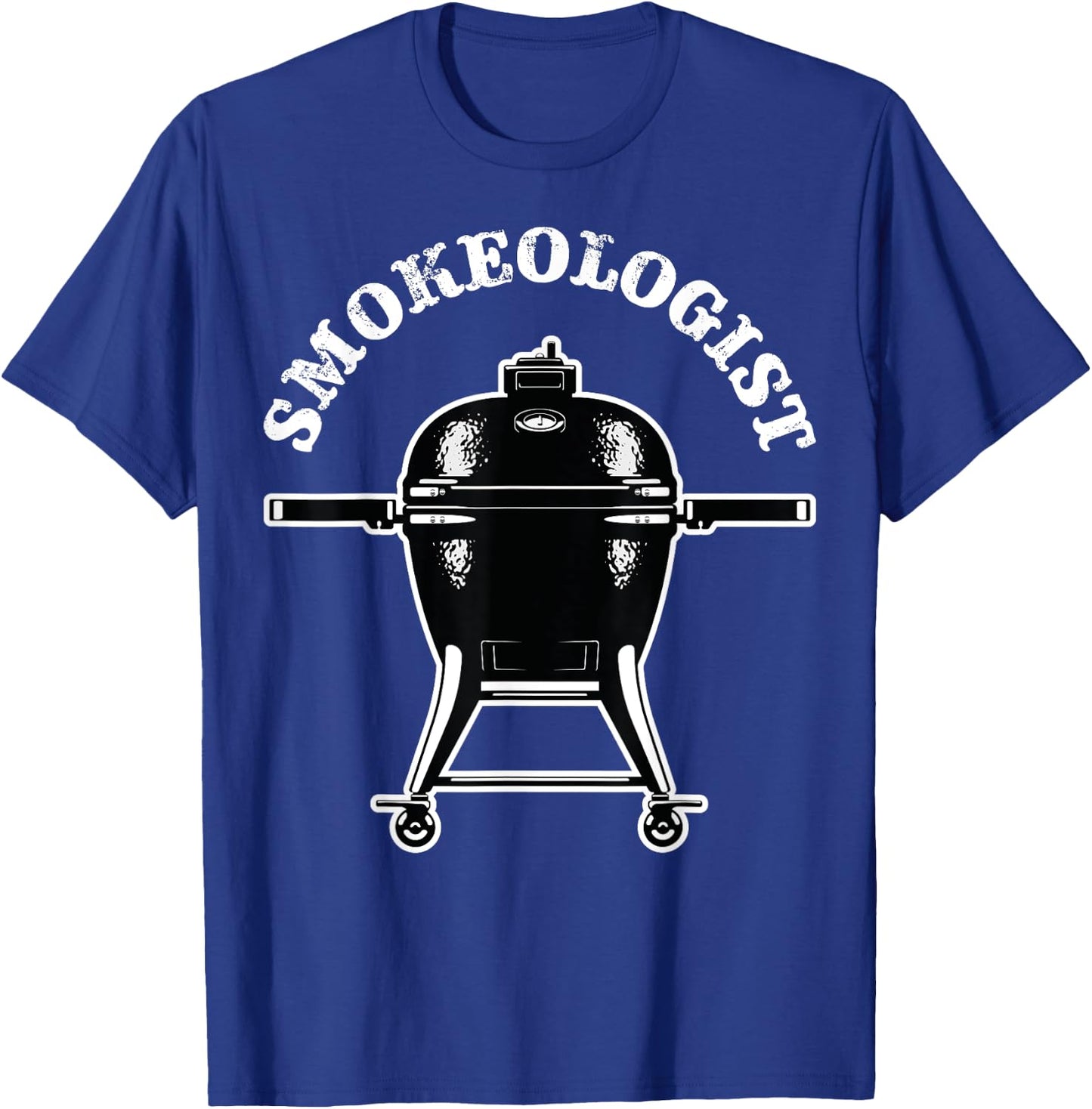 Smokeologist Funny Pitmaster BBQ Smoker Grilling T-Shirt - T-Shirt | Royal