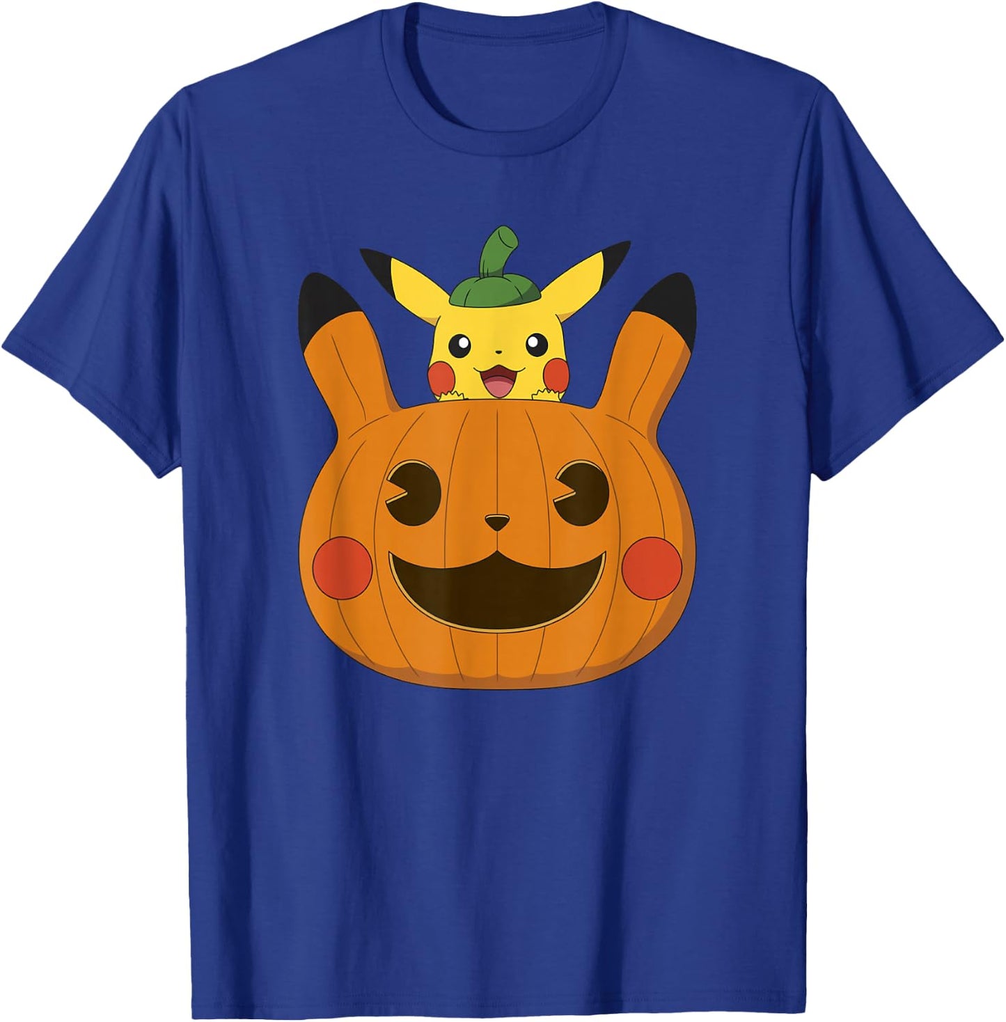 Pokémon Halloween Pikachu Cute Pumpkin Surprise T-Shirt - T-Shirt | Royal