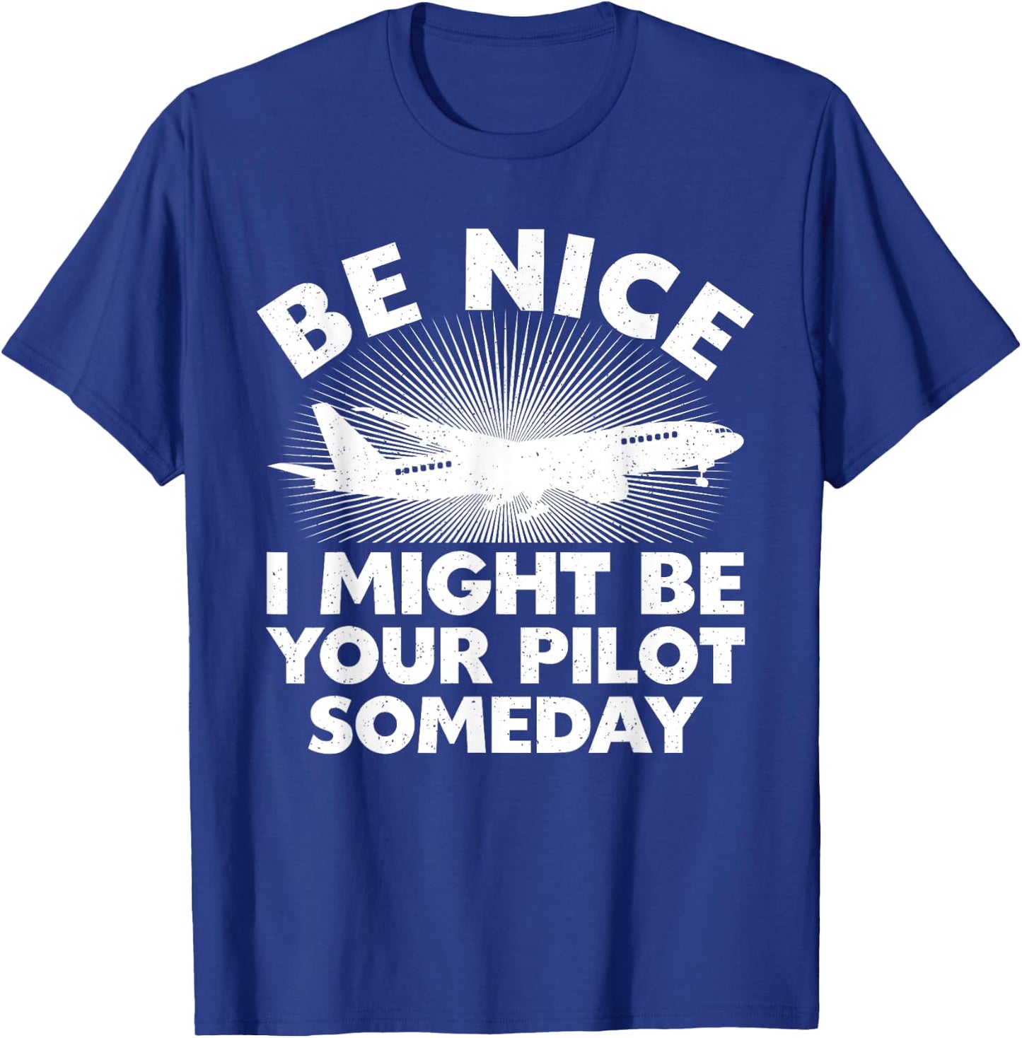 Funny Pilot Design Women Aviation Airplane Pilot T-Shirt - T-Shirt | Royal