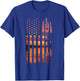 Life Is Better At The Lake Pontoon Boating Wakeboard US Flag T-Shirt - T-Shirt | Royal