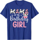 Mama Of The Birthday Girl Farm Cow 1 St Birthday Girl T-Shirt - T-Shirt | Royal