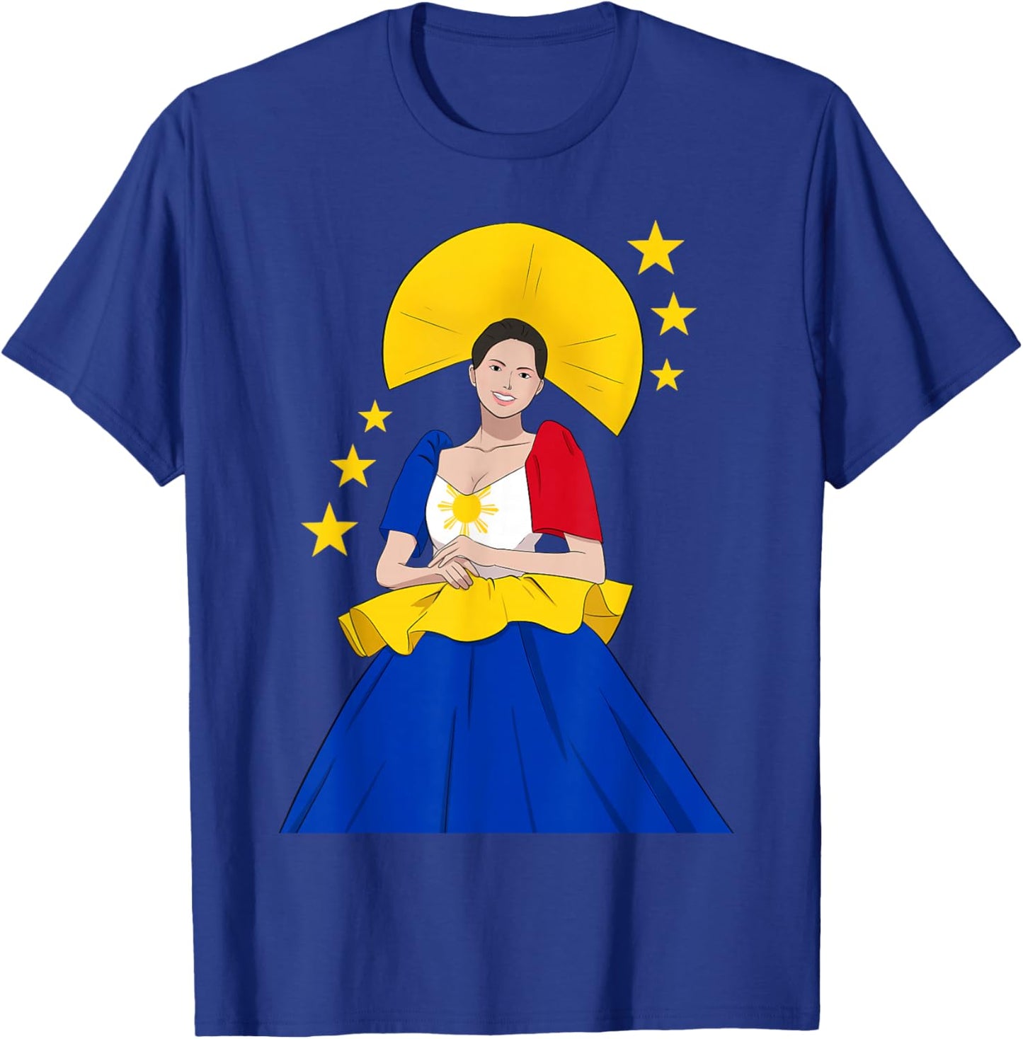 Philippines Pinay Filipina Filipiniana Proud Woman Girl T-Shirt - T-Shirt | Royal
