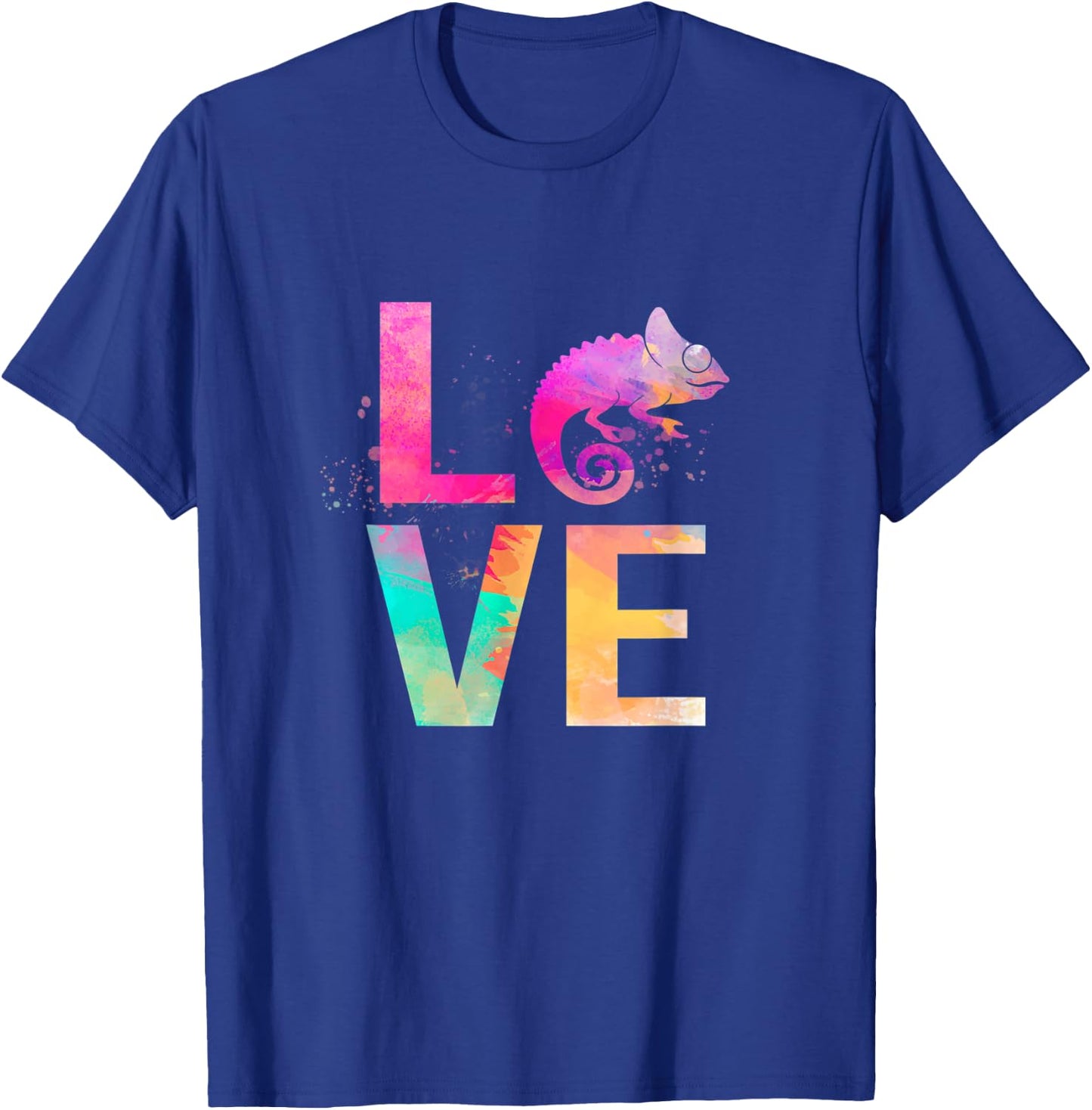 Colorful Chameleon Mom Gifts Chameleon T-Shirt - T-Shirt | Royal