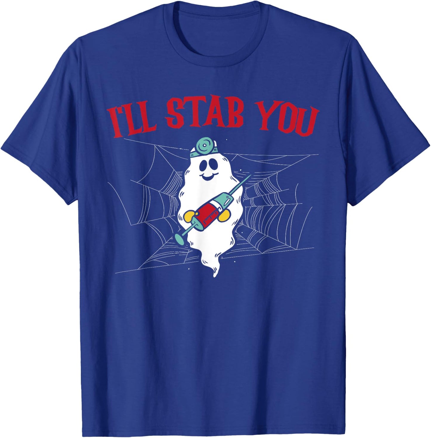 Medical Halloween Trick Or Treat Healthcare Doctor Nurse T-Shirt - T-Shirt | Royal