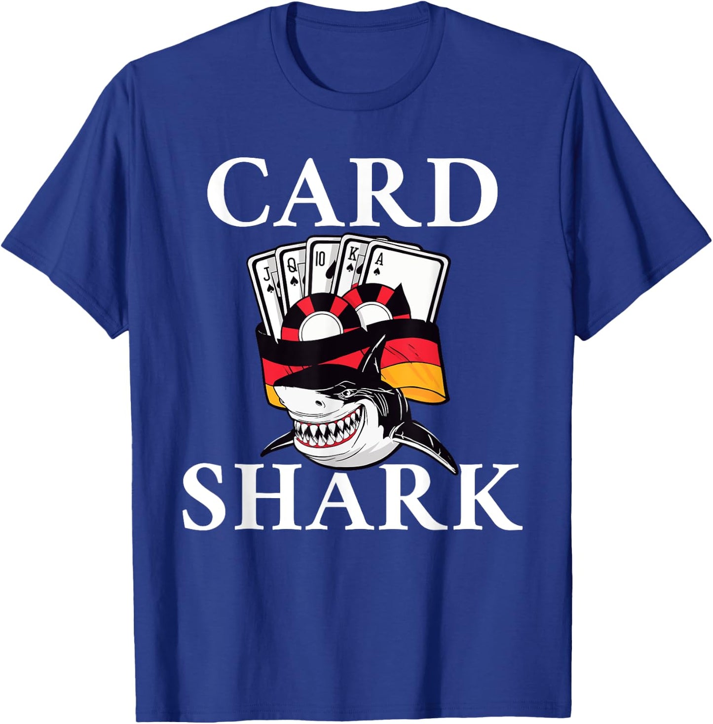 Card Shark Game Playing Cards Poker T-Shirt - T-Shirt | Royal