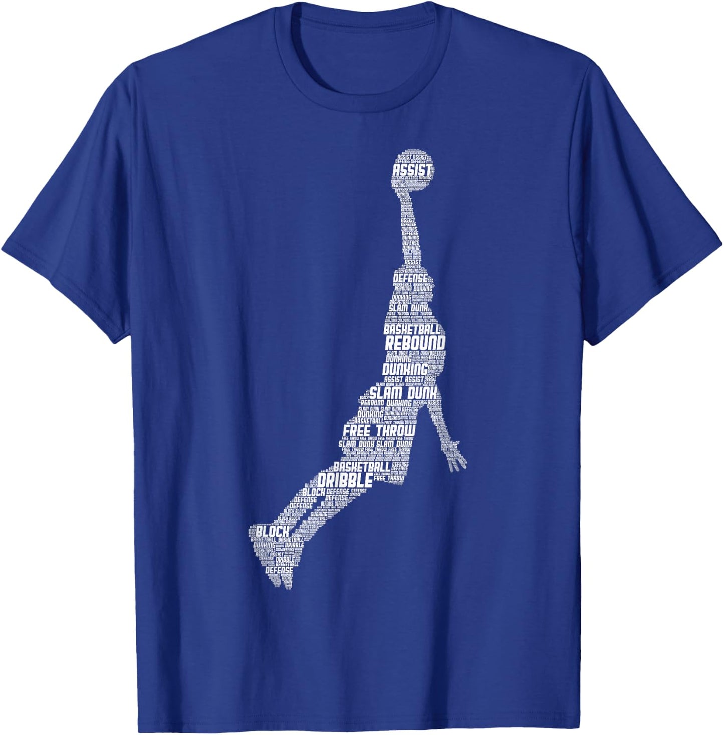 Basketball Basketball Boys Men Children T-Shirt - T-Shirt | Royal