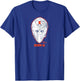 Bernie Parent - Mask - Philadelphia Hockey T-Shirt - T-Shirt | Royal