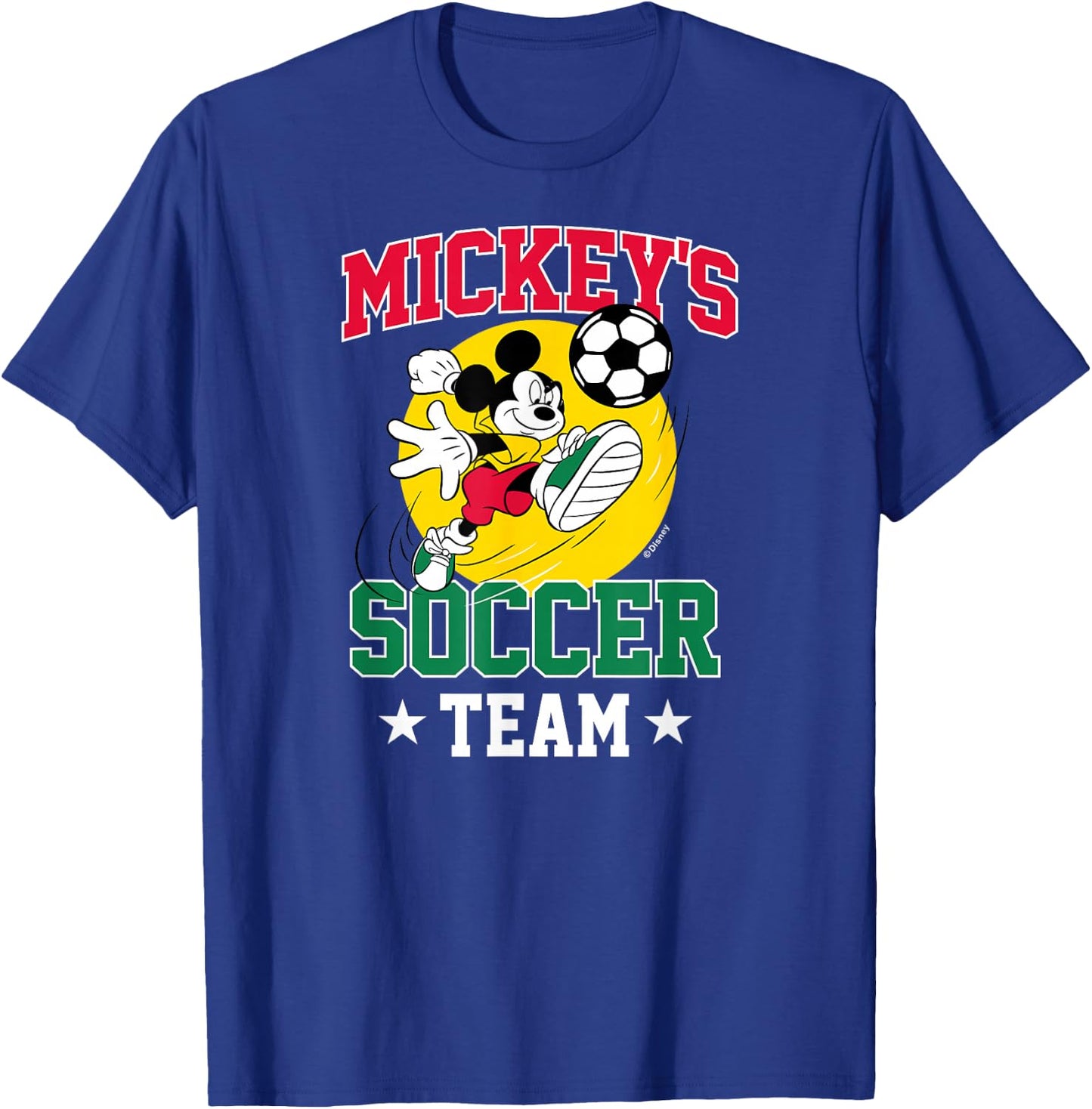 Disney - Mickey's Soccer Team T-Shirt - T-Shirt | Royal