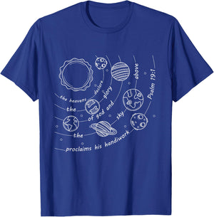 Christian Psalm 191 Classical Conversations Cycle 2 Space T-Shirt - T-Shirt | Royal