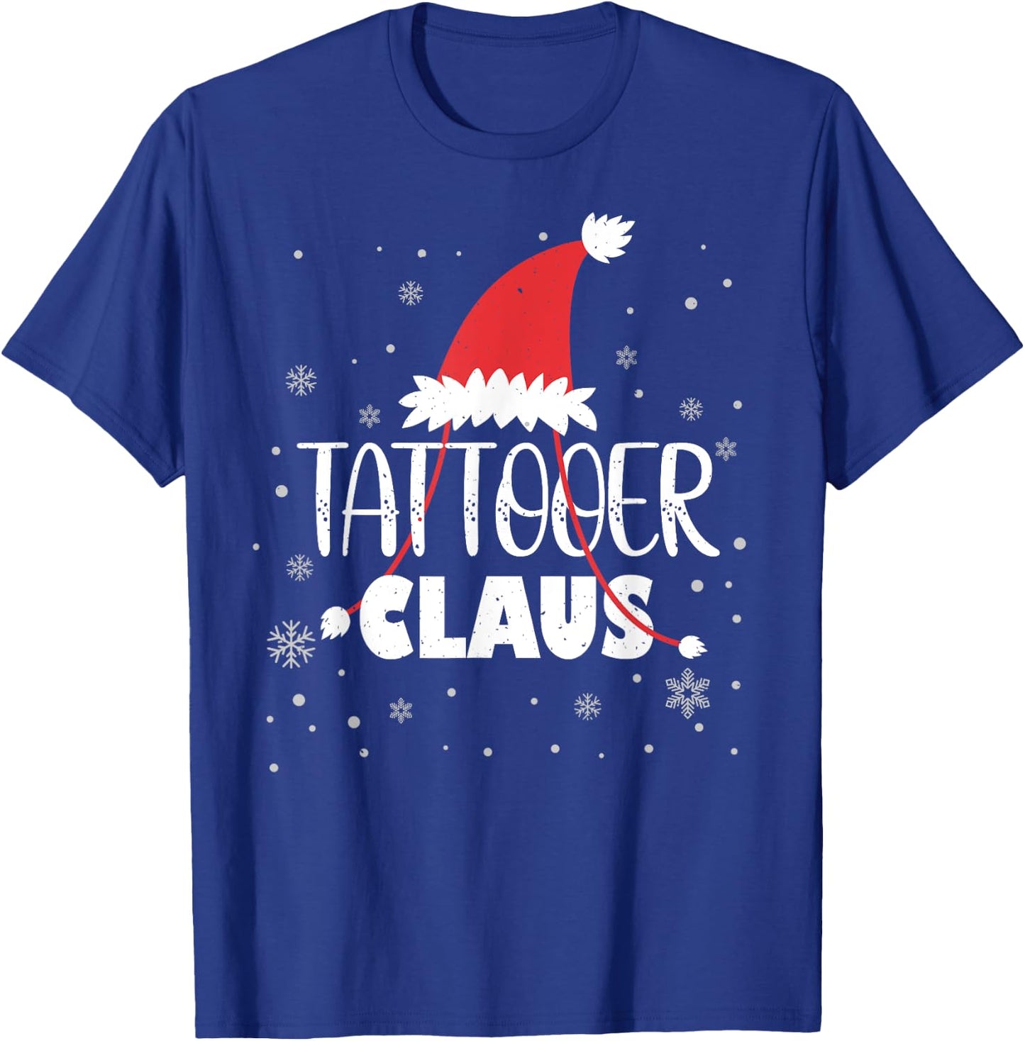 Tattooer Claus Santa Christmas Tattoo Artist T-Shirt - T-Shirt | Royal