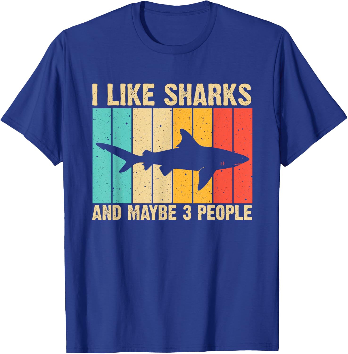 Funny Shark Design For Kids Men Women Animal Shark Stuff T-Shirt - T-Shirt | Royal