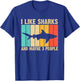Funny Shark Design For Kids Men Women Animal Shark Stuff T-Shirt - T-Shirt | Royal