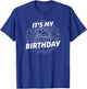 Disney Mickey Mouse It's My Birthday White Cupcake T-Shirt - T-Shirt | Royal