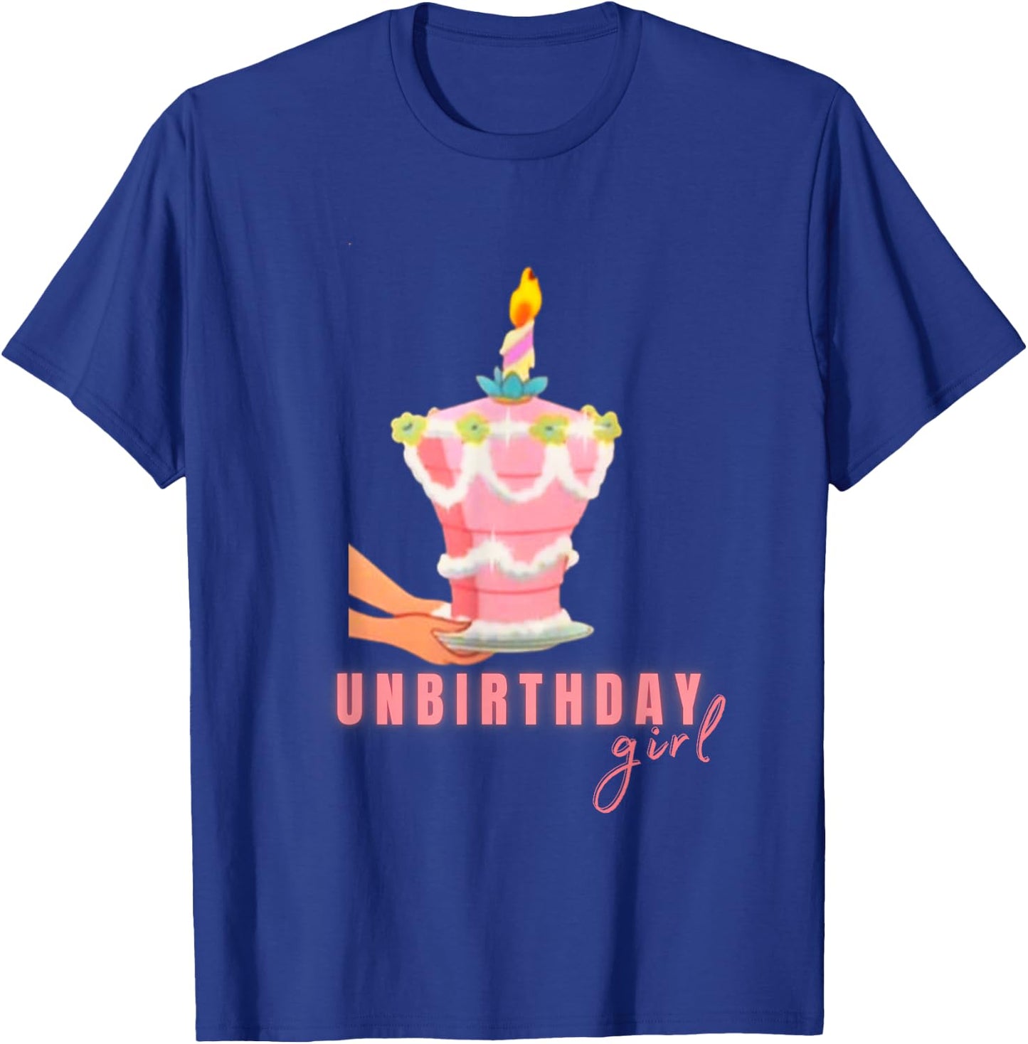 Birthday Girl Unbirthday Novelty Gift Girls Mothers T-Shirt - T-Shirt | Royal