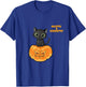Halloween Baby Boy Cat Pumpkin Funny T-Shirt - T-Shirt | Royal