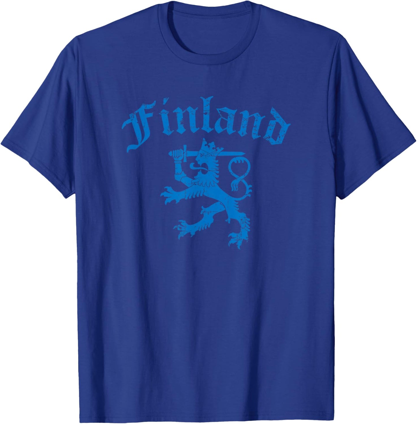 Finland Lion Symbol Finnish Pride T-Shirt - T-Shirt | Royal