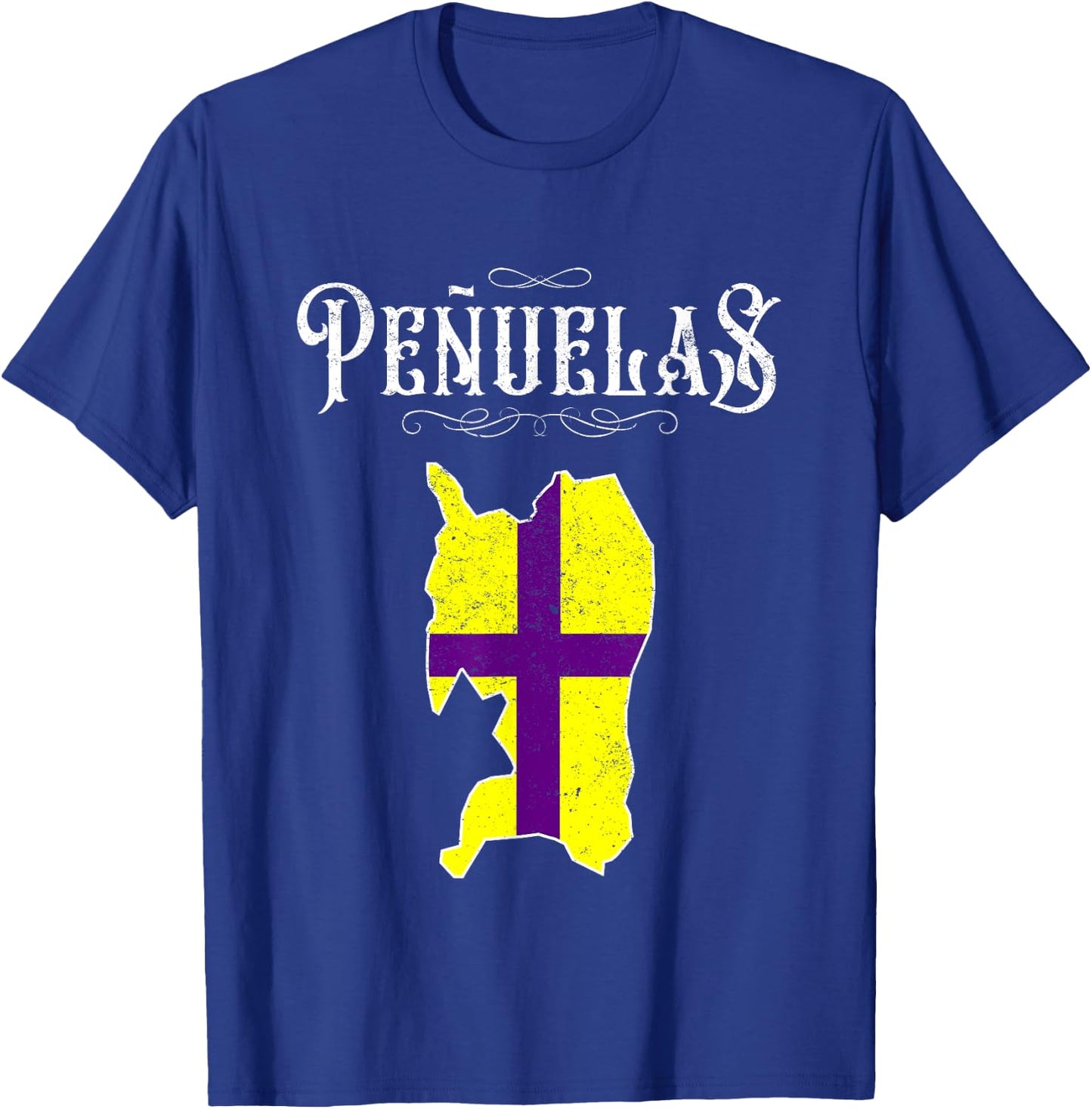 Hecho En Penuelas Camisas de Puerto Rico T-Shirt - T-Shirt | Royal