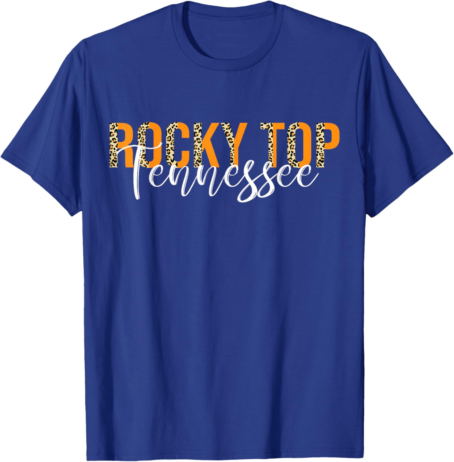 Rocky Top Tennessee Leopard T-Shirt - T-Shirt | Royal