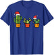 Christmas Cactus Cute Succulent Plant Xmas Men Women Kids T-Shirt - T-Shirt | Royal