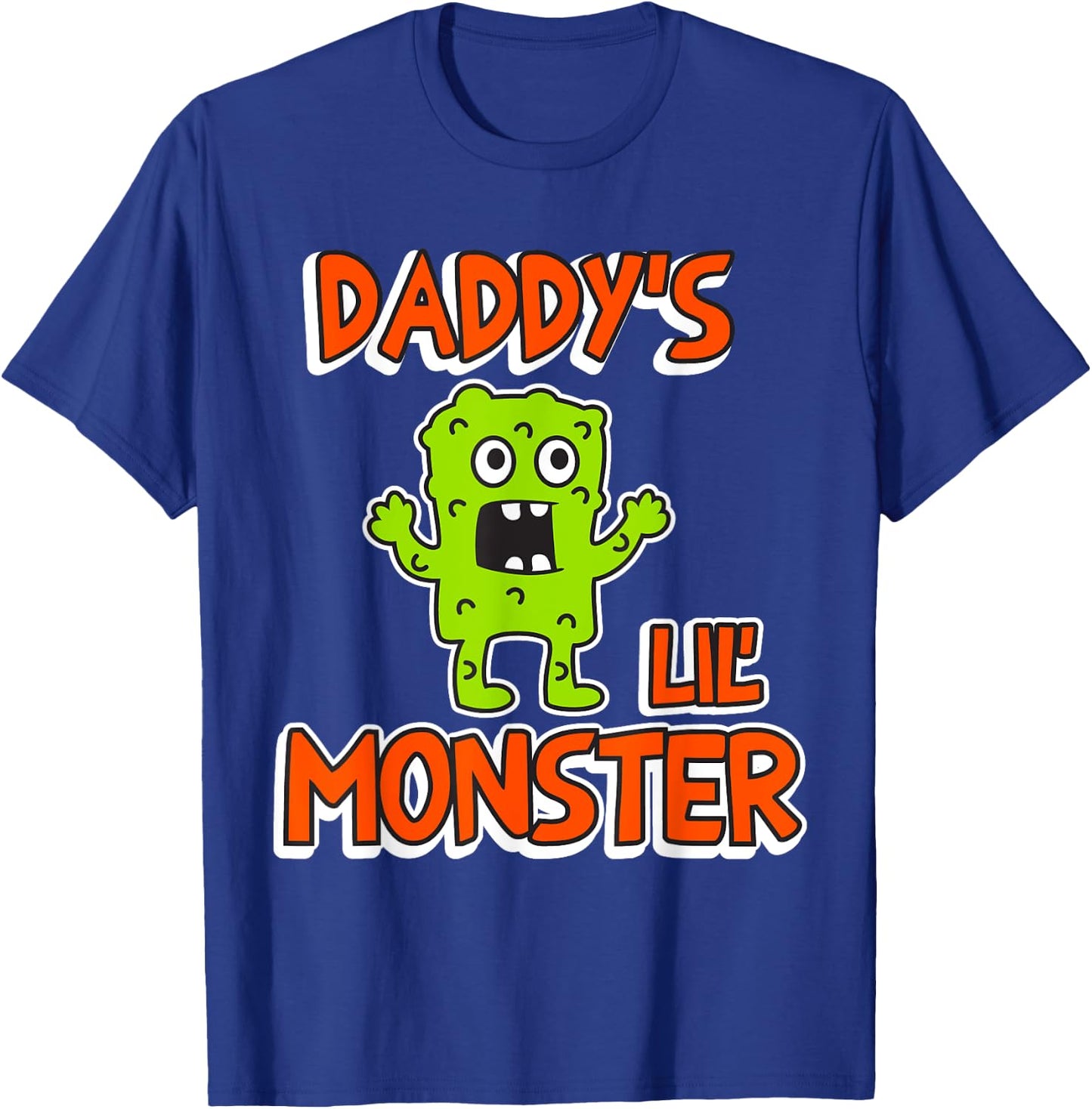 Halloween "Daddy's Lil' Monster" T-Shirt - T-Shirt | Royal