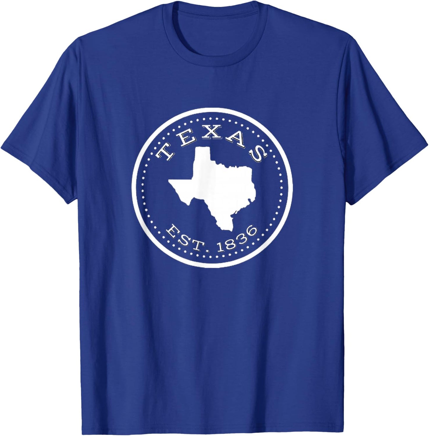 Vintage Texas Map For Souvenirs T-Shirt - T-Shirt | Royal