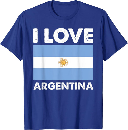 I Love Argentina I Heart Argentina Family Travel Argentina T-Shirt - T-Shirt | Royal