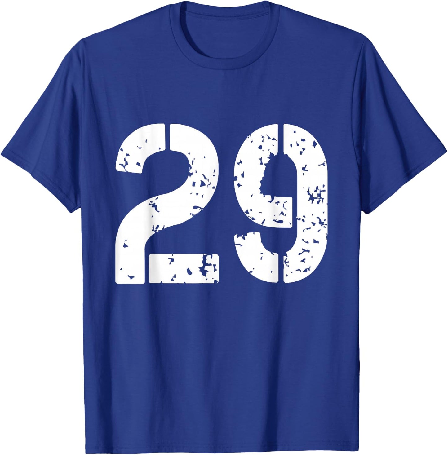 Number 29 Years Old Varsity Team 29th Birthday Graphic T-Shirt - T-Shirt | Royal