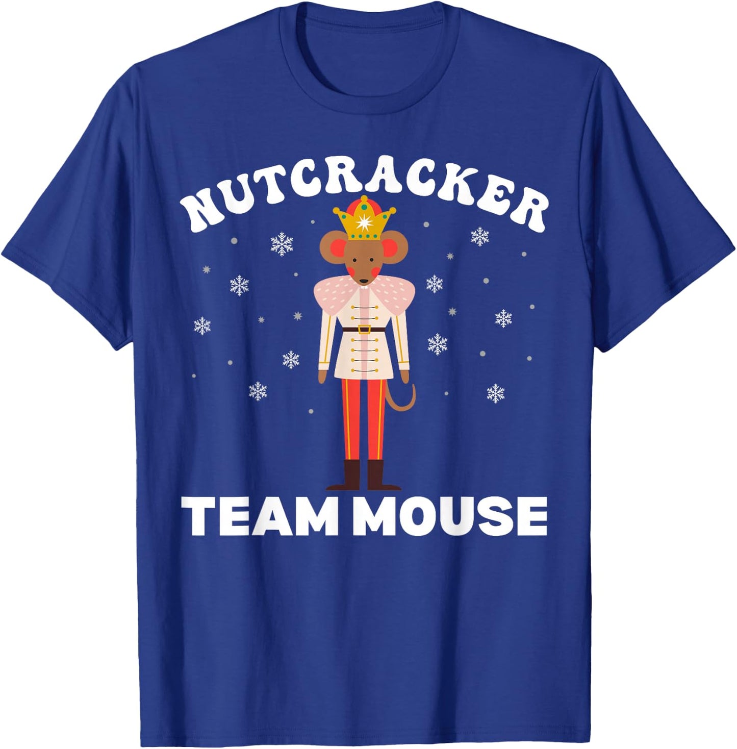 Team Mouse Nutcracker Christmas Dance Pajamas Kids Girls T-Shirt - T-Shirt | Royal