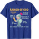 Put On The Full Armor Of God Bible Chapters For Kids T-Shirt - T-Shirt | Royal