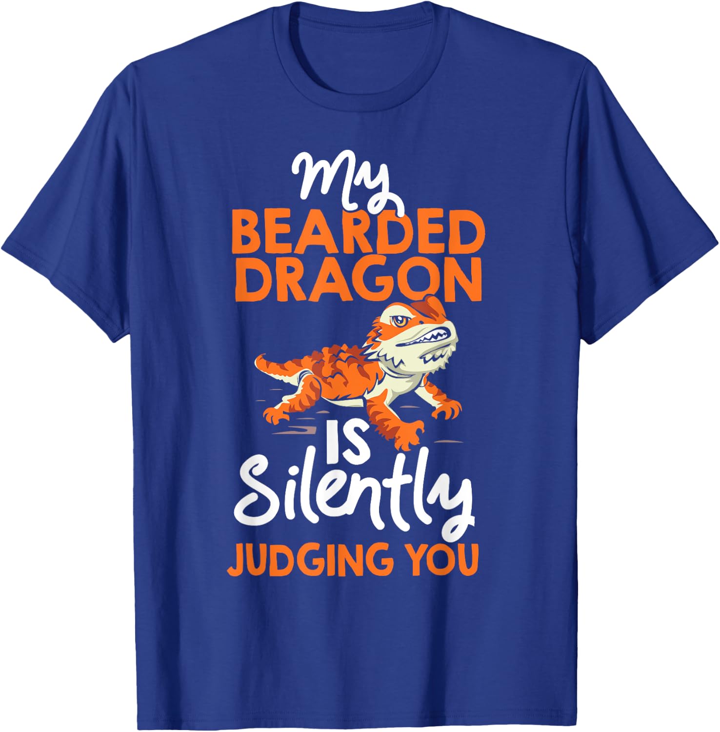 Bearded Dragon Lovers Bearded Dragon Reptile Lizard Lover T-Shirt - T-Shirt | Royal