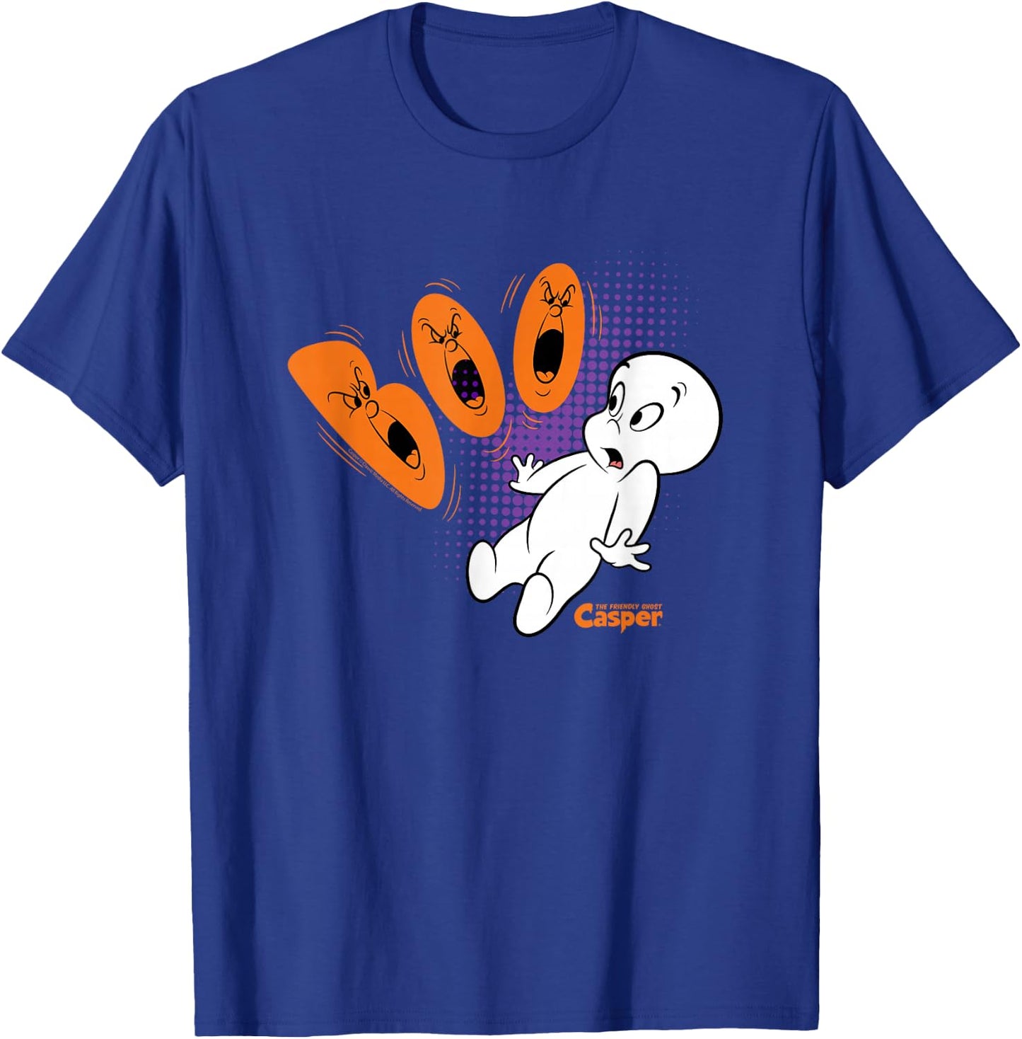 Casper the Friendly Ghost Halloween Boo T-Shirt - T-Shirt | Royal