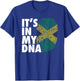 My DNA Jamaica Fingerprint Jamaican Pride Heritage Souvenir T-Shirt - T-Shirt | Royal