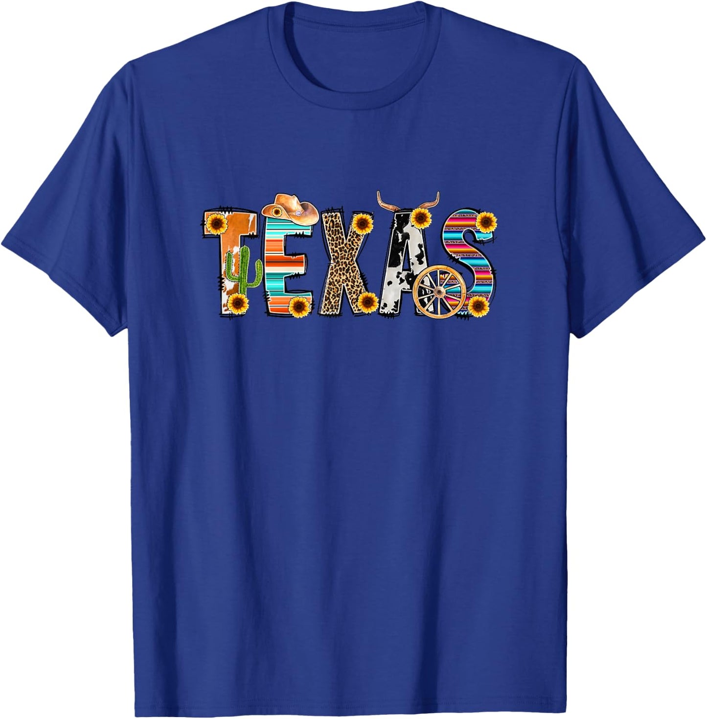 Texas Cactus Texas for Girl, Texas Yall T-Shirt - T-Shirt | Royal
