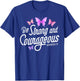 Be Strong And Courageous Butterfly Lover Christian Women Men T-Shirt - T-Shirt | Royal