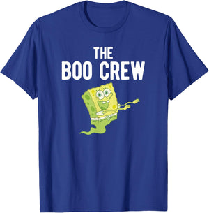 SpongeBob SquarePants Halloween SpongeBob Ghost Boo Crew T-Shirt - T-Shirt | Royal