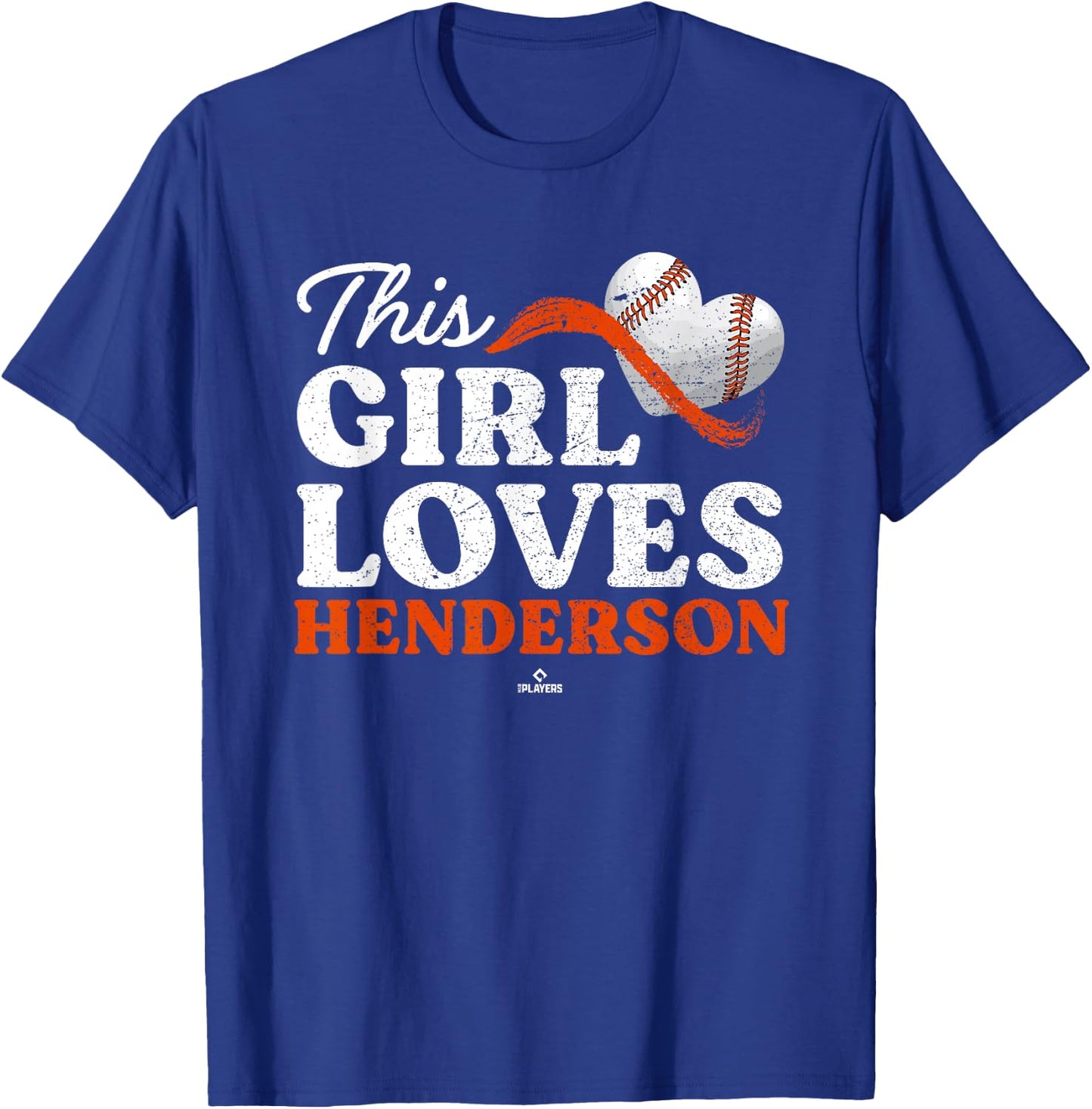 This Girl Loves Gunnar Henderson Baltimore MLBPA T-Shirt - T-Shirt | Royal