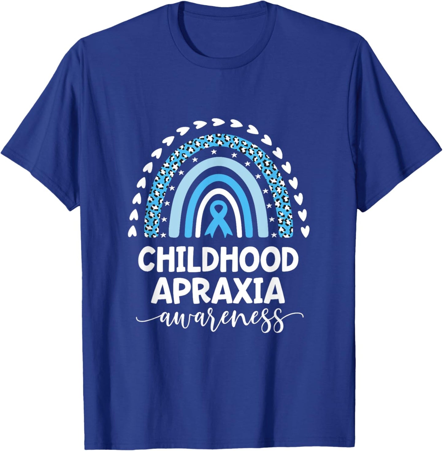 Childhood Apraxia Love Support Apraxia Awareness T-Shirt - T-Shirt | Royal
