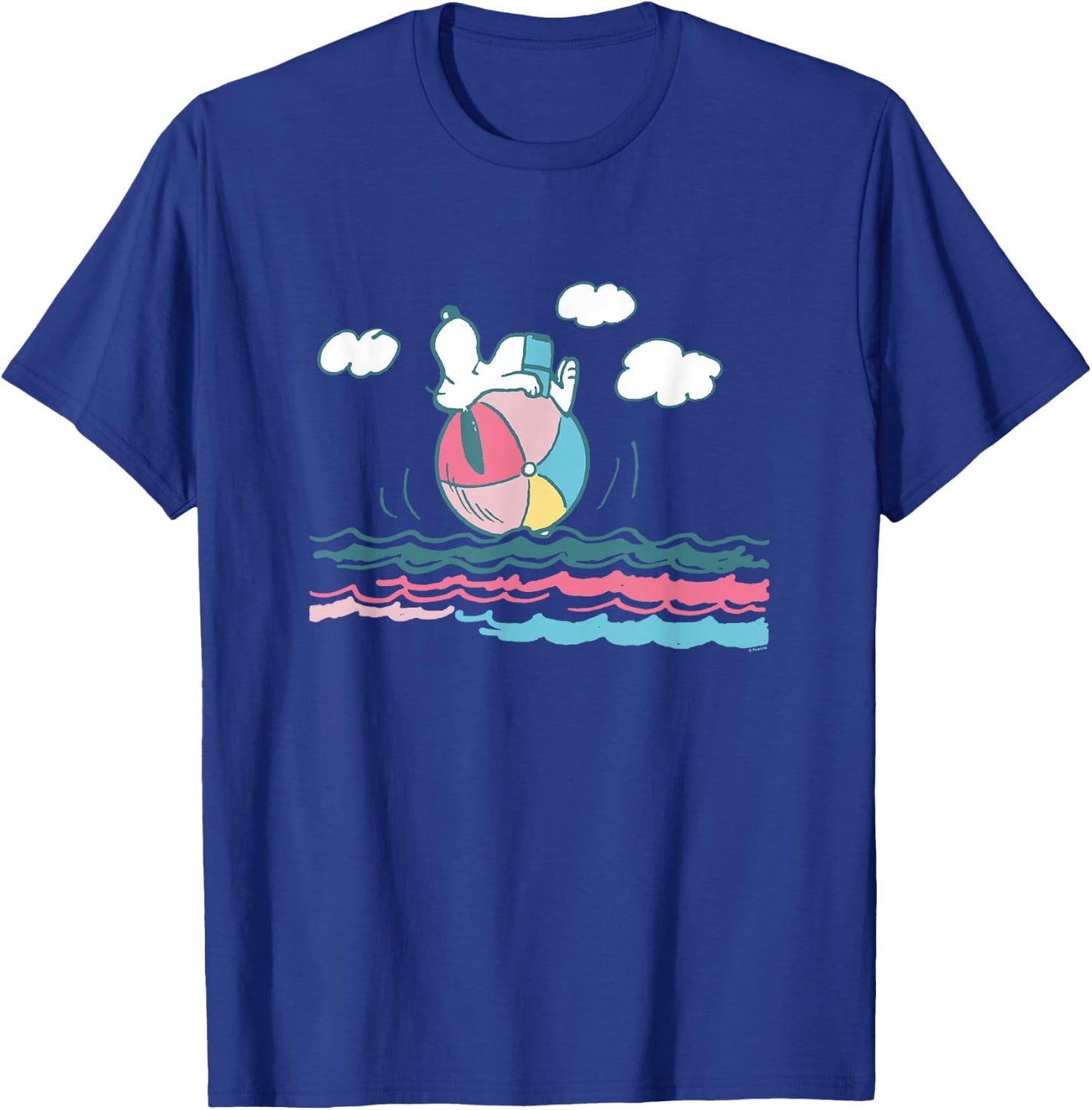 Peanuts - Snoopy Beach Ball T-Shirt - T-Shirt | Royal